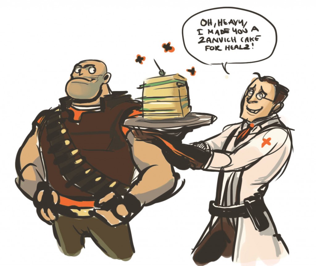 oh heavy, I made you sandvich cake for healz